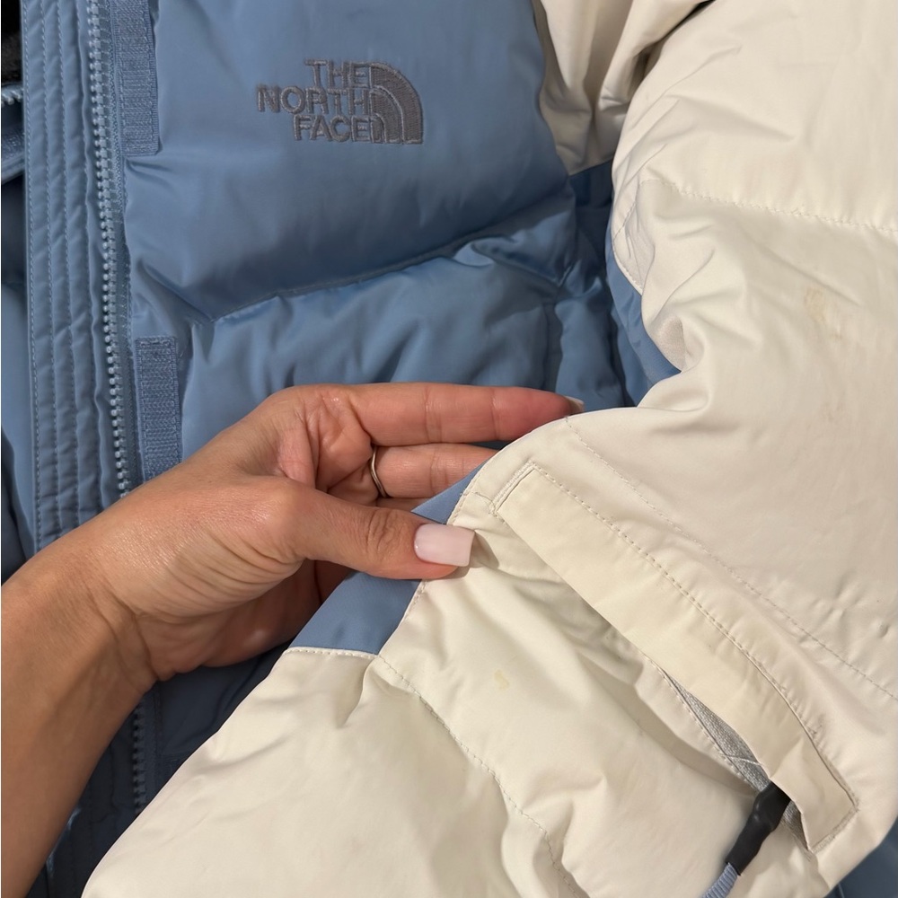 The North Face Gray and Blue Jacket rare to find!